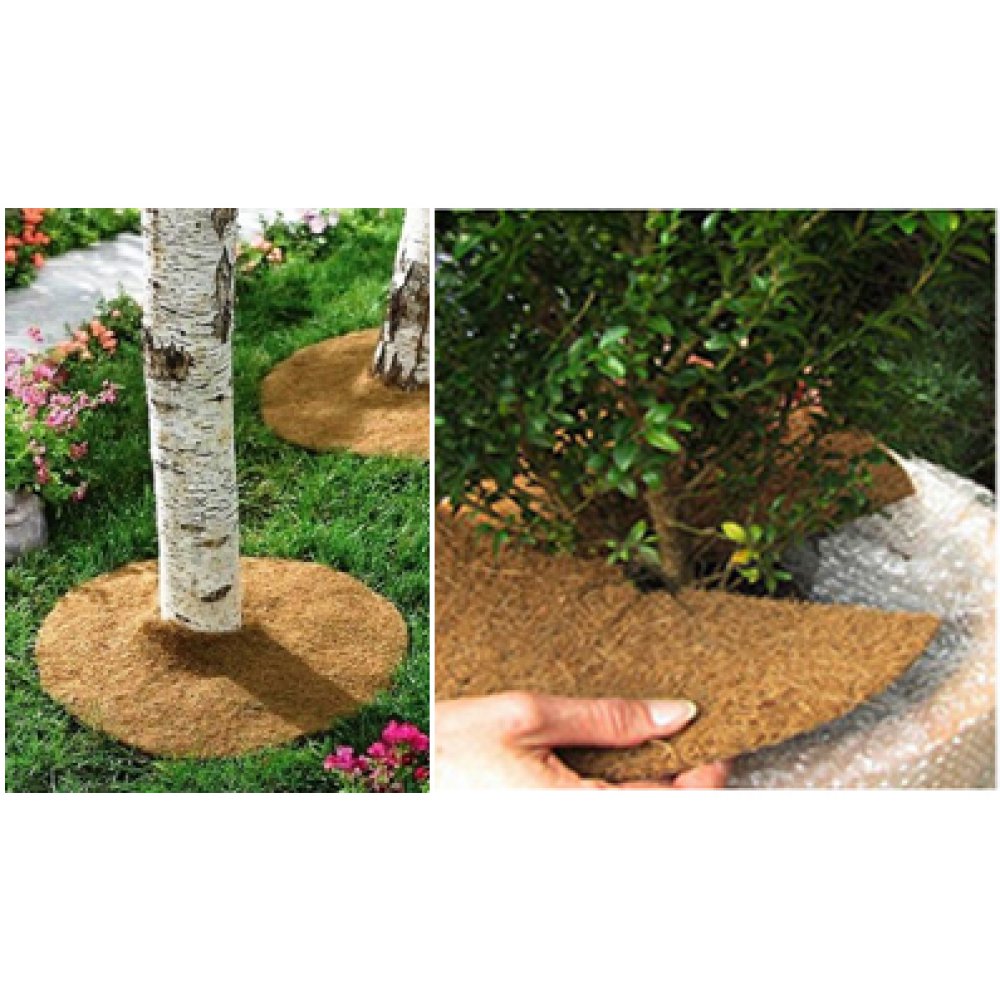 Coir Weed Mat - Coco Round Tree Mat - Coco Fiber Tree Ring